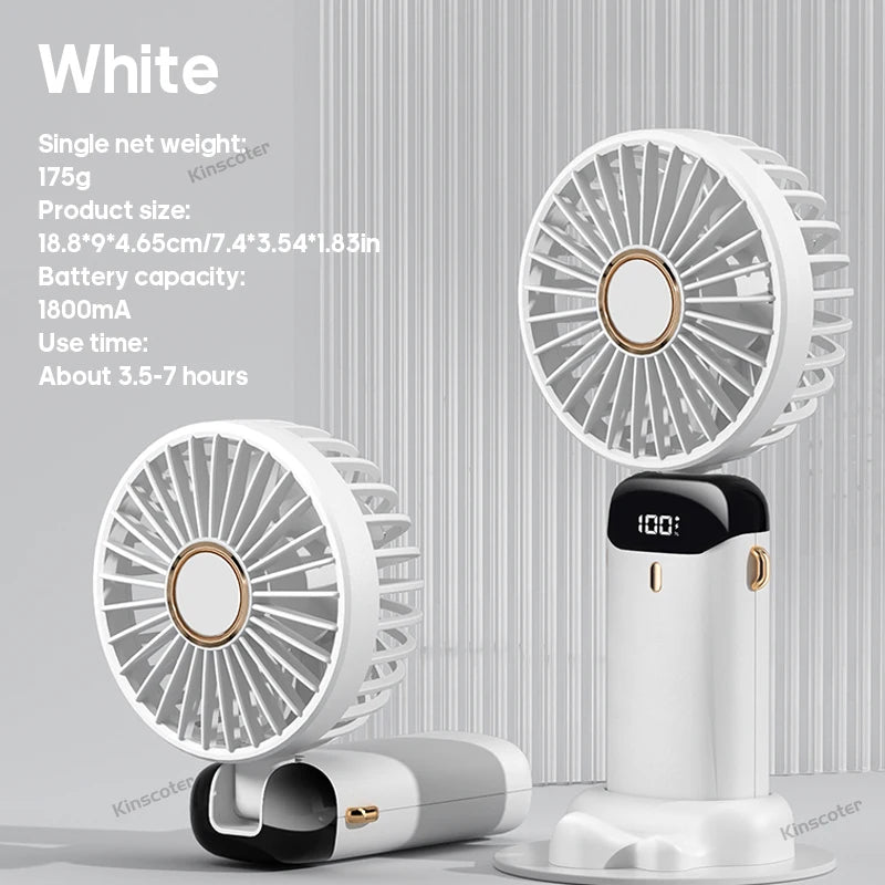 Portable Neck Hanging Mini Fan USB Rechargeable! 🧣🌬️🌀🔋