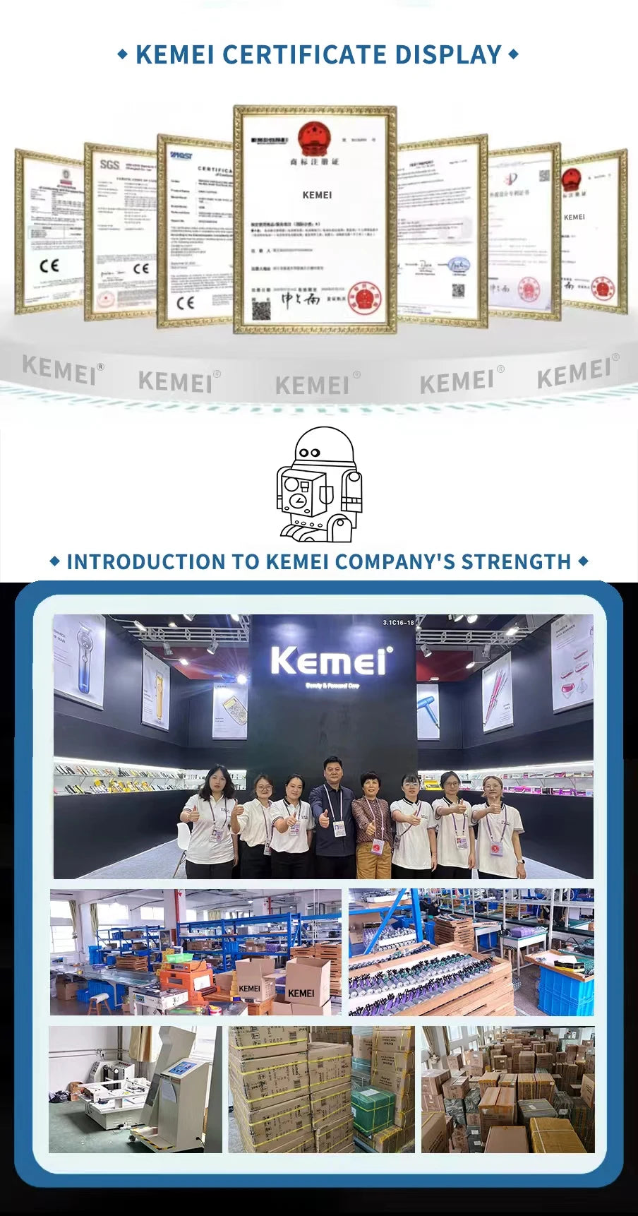 Kemei Men's Cordless Hair Clipper! 💇♂️🔌✂️