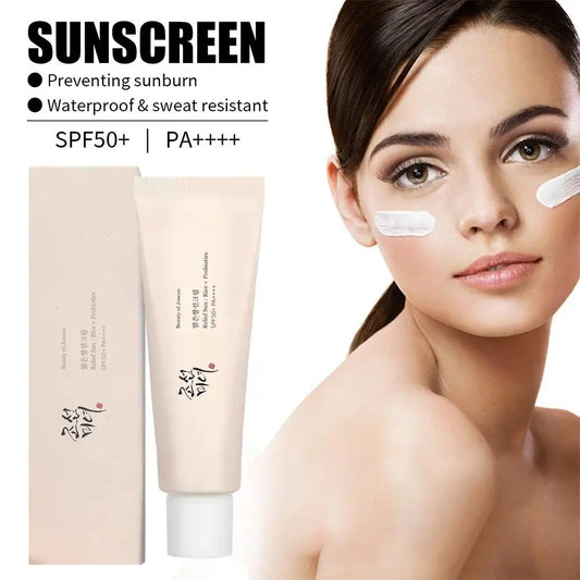 Korean Rice Organic Sunscreen SPF50+! 🧴🌞