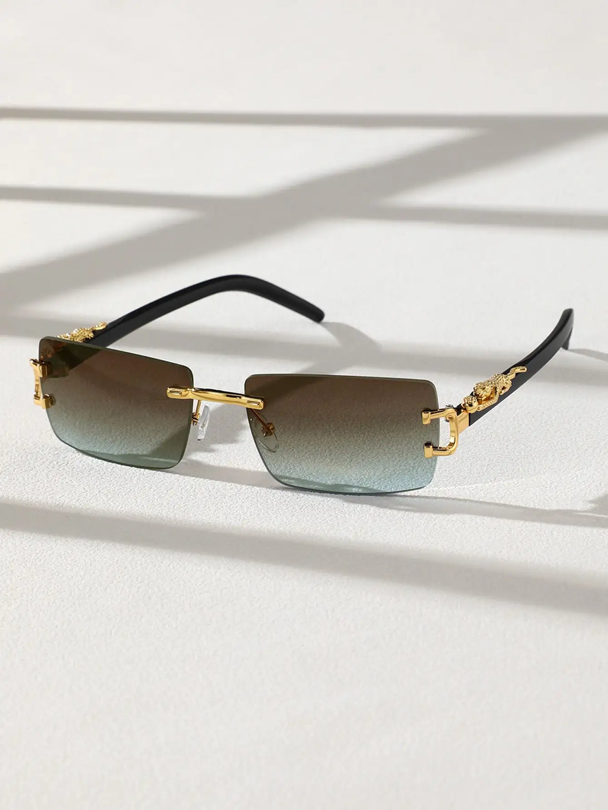 Trendy Frameless Rectangular Sunglasses! 🕶️⬛😎