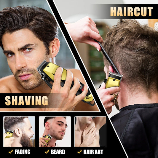 USB Rechargeable Hair Clippers for Men! 💇♂️🔌✂️