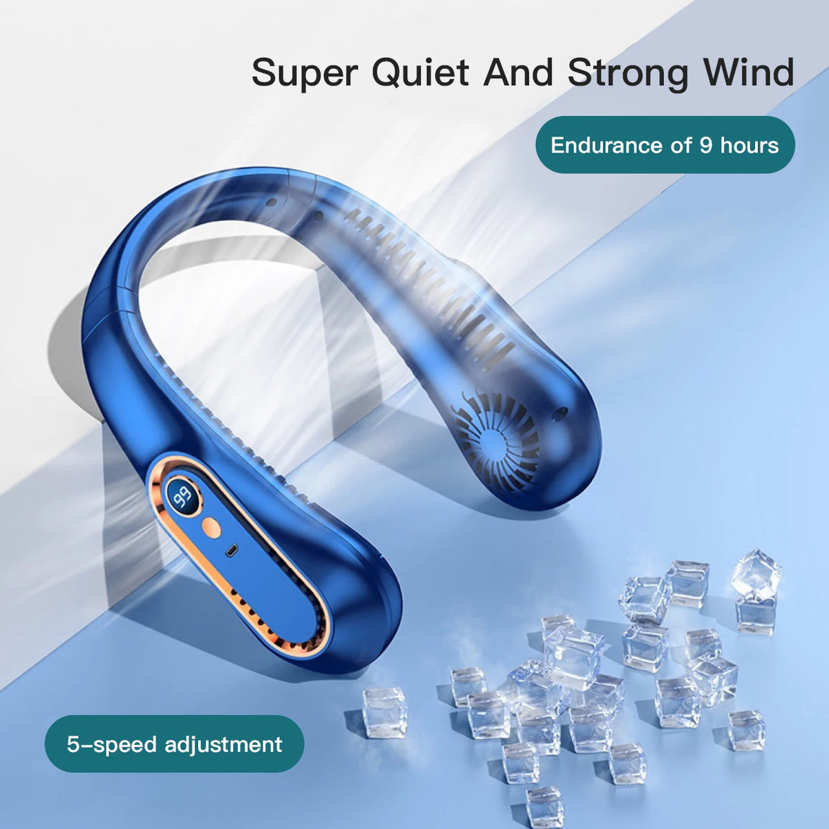 Portable Hanging Neck Fan! 🧣🌬️🌀🔋