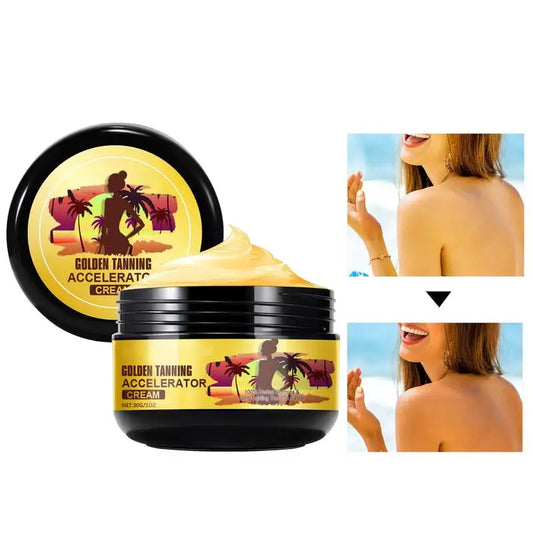 Face and Body Bronzer Tanning Cream: 🧴🌞