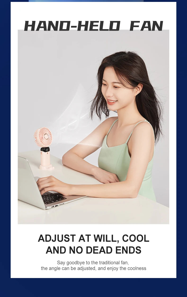 Portable Neck Hanging Mini Fan USB Rechargeable!  🧣🌬️🌀🔋