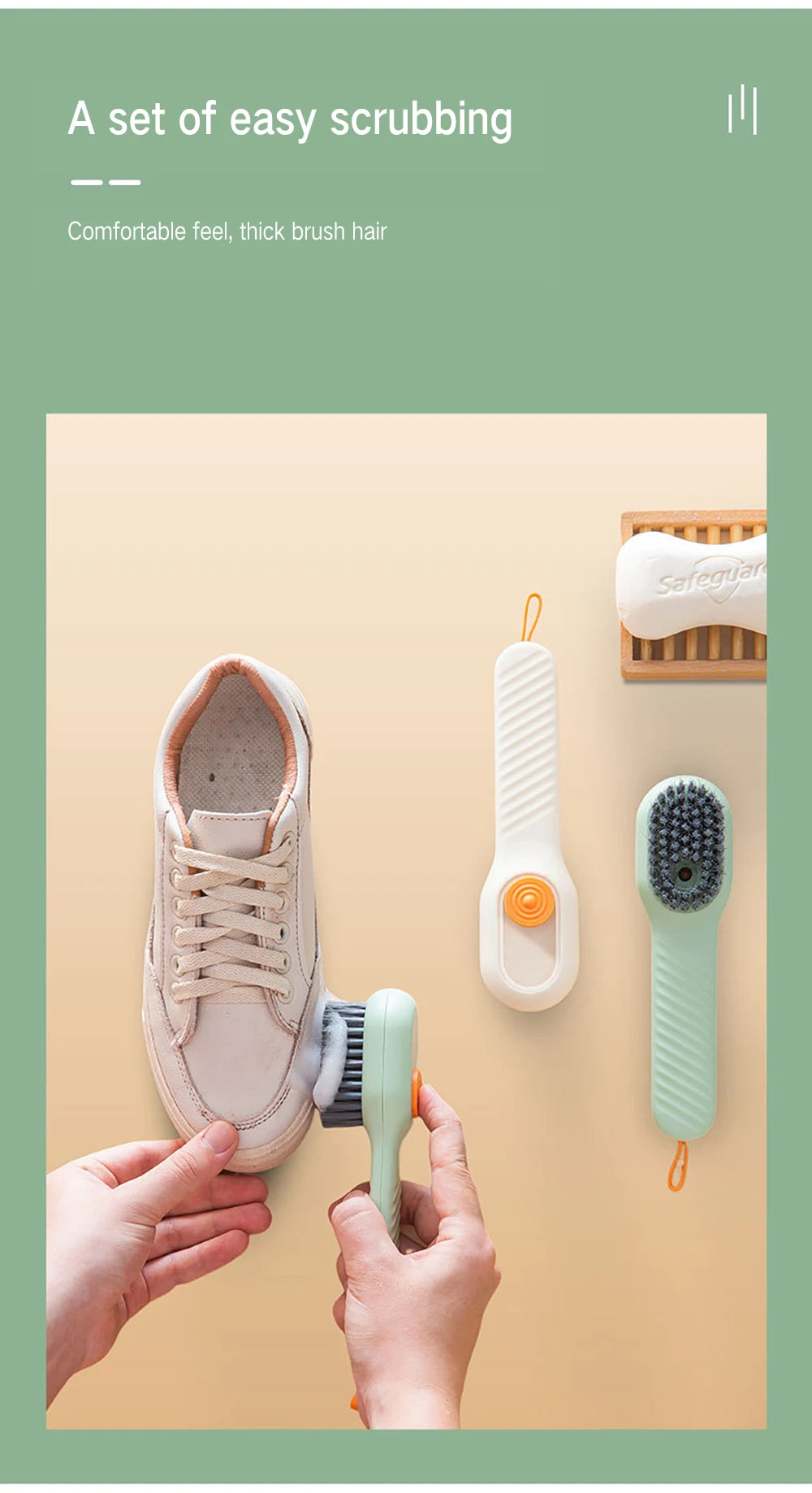 Cleaning Brush Multi-functional! 🧼🪣🧽