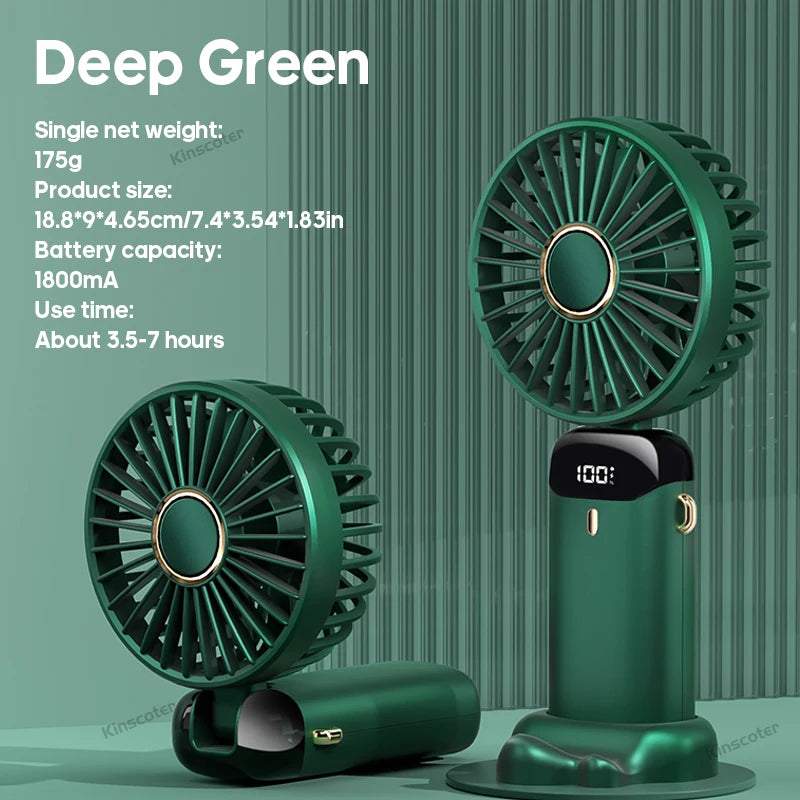 Portable Neck Hanging Mini Fan USB Rechargeable!  🧣🌬️🌀🔋