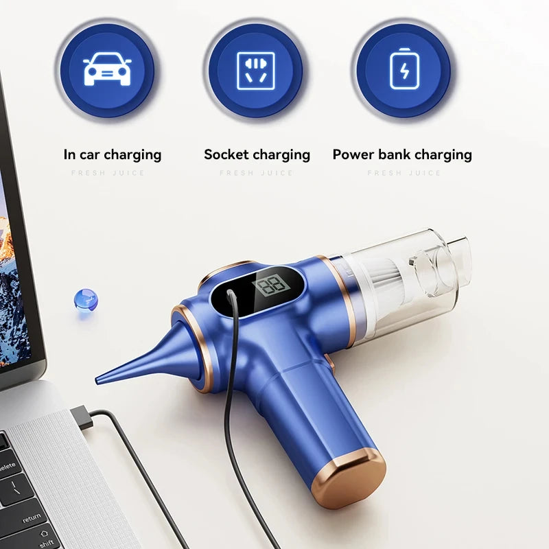 Portable Car Vacuum – Powerful, Wireless & Compact! 🚗🔋💨✨