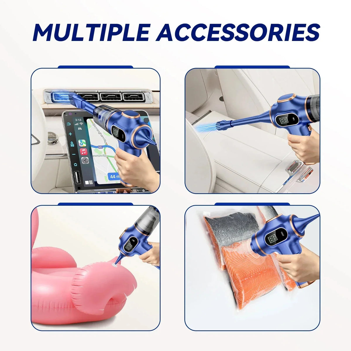 Portable Car Vacuum – Powerful, Wireless & Compact! 🚗🔋💨✨