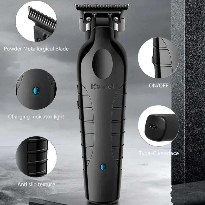Kemei Men's Cordless Hair Clipper! 💇‍♂️🔌✂️