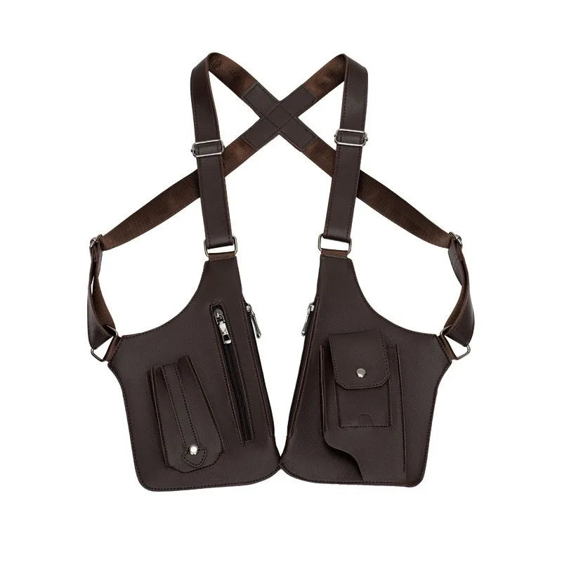 Medieval Leather Harness Travel Bag Style! 🎒👜