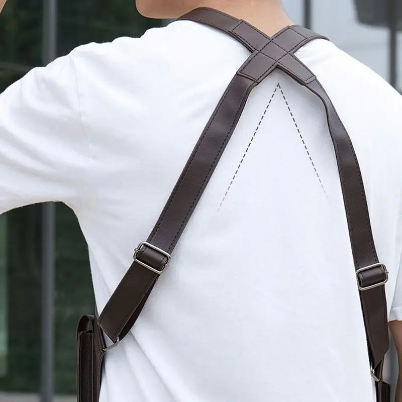 Medieval Leather Harness Travel Bag Style! 🎒👜