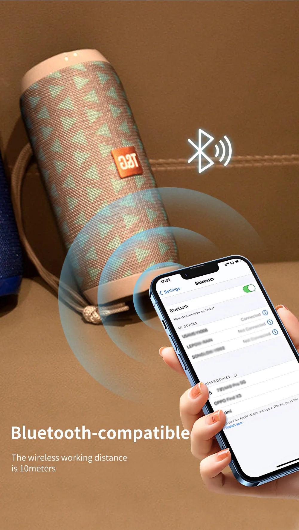 T&G Portable Bluetooth Speakers!  🔋🔊📶🎶