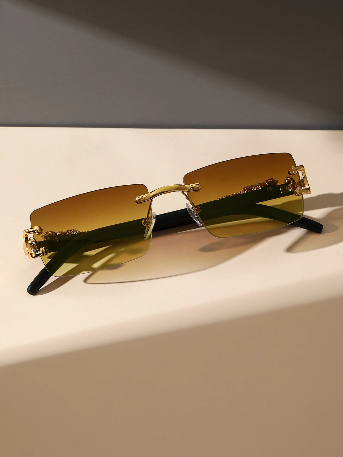 Trendy Frameless Rectangular Sunglasses! 🕶️⬛😎