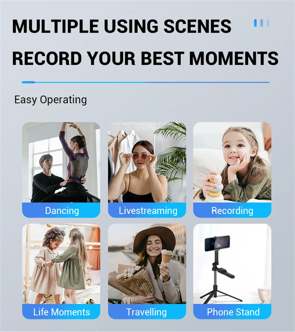 Wireless Selfie Stick Tripod Stand! 🤳📱🦯