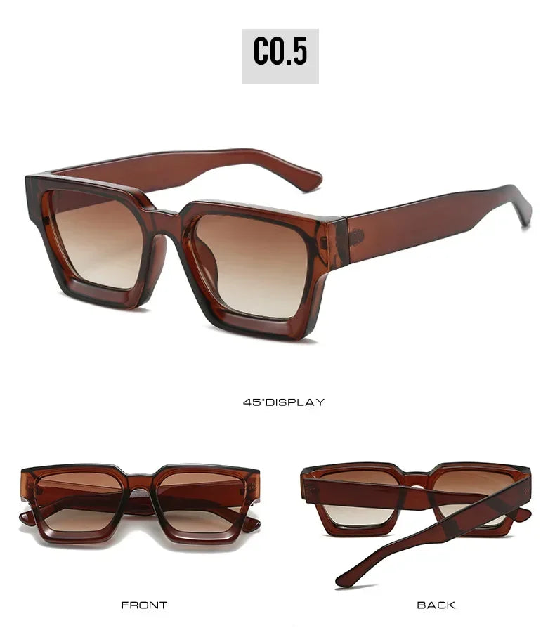 Square Women Luxury Sunglasses! 😎🟥🕶️