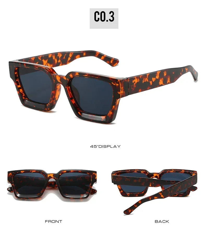 Square Women Luxury Sunglasses! 😎🟥🕶️
