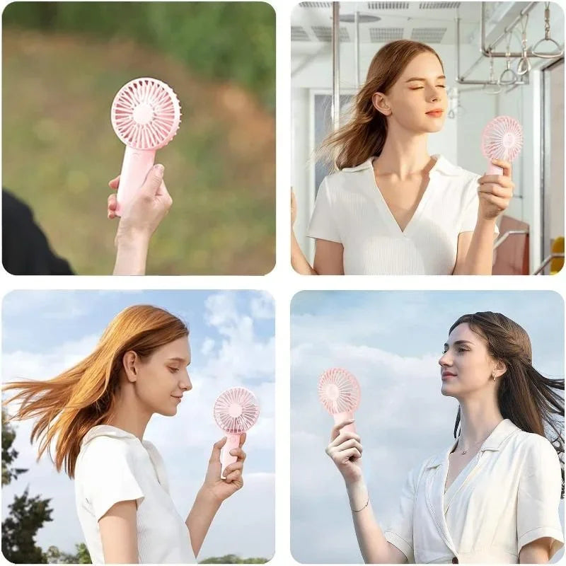 Hand-Held Portable Mini USB Fan! 🧣🌬️🌀🔋