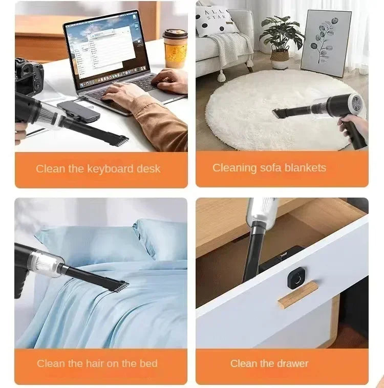 Portable Car Vacuum – Wireless & Compact! 🚗🔋💨✨