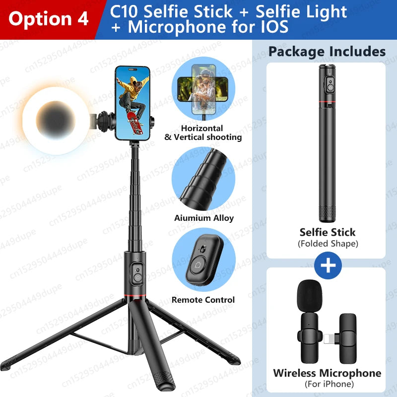 Selfie Stick with Wireless Bluetooth Remote! 🤳📱🦯