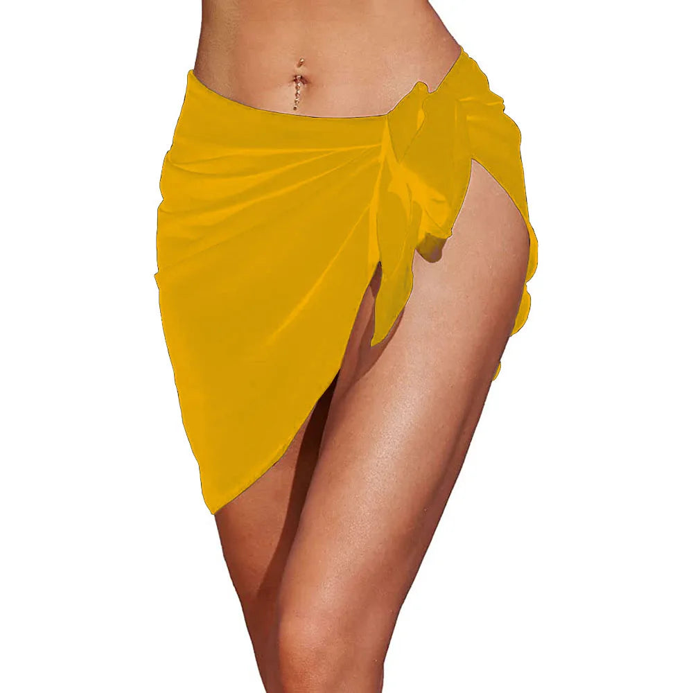 Women Summer Print Short Sarongs Swimsuit Coverups: 🩱🌴🏖️🧣