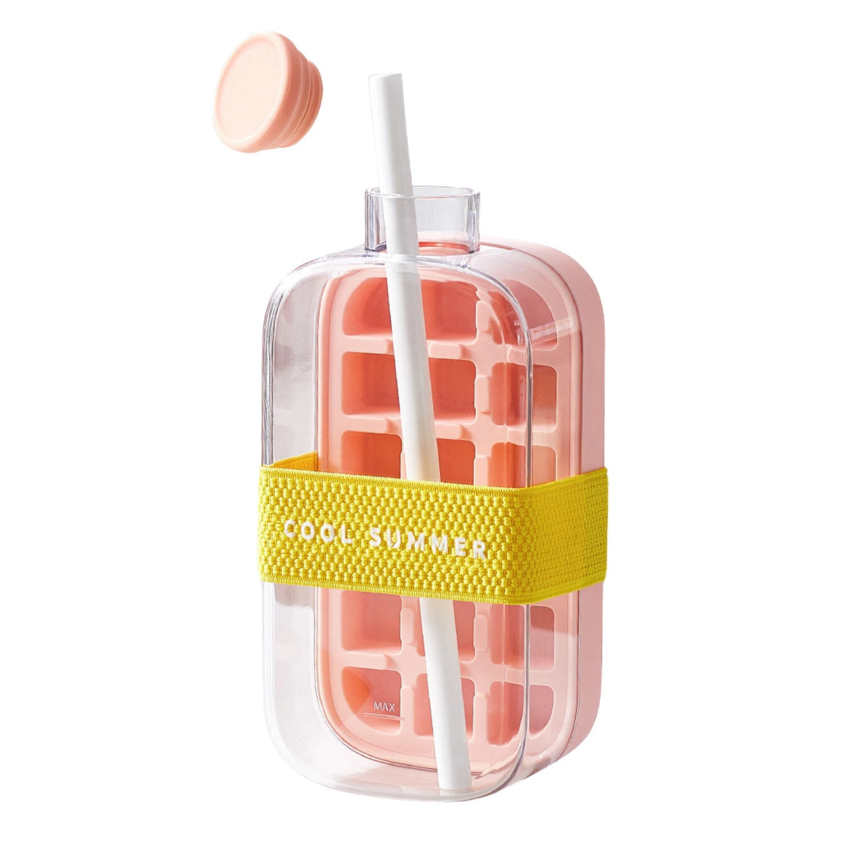 Ice Cube Bottle Cup with Straw! 🥤💧🏃‍♀️
