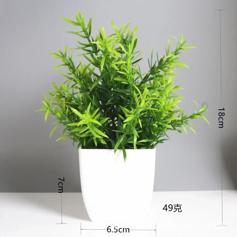 Bonsai Green Plant Artificial: 🌳🪴🍃