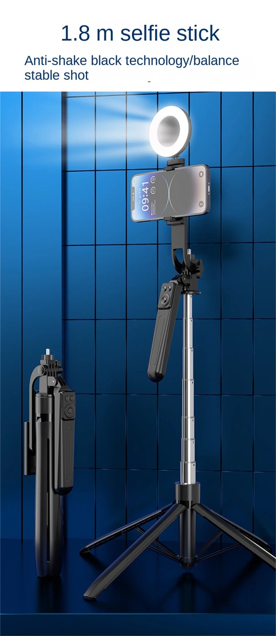 Selfie Stick Tripod for Smartphone: 🤳📱🦯