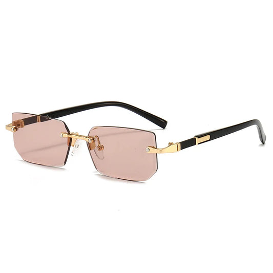 Fashion Rimless Sunglasses for Men and Women! 👓🕶️🌞