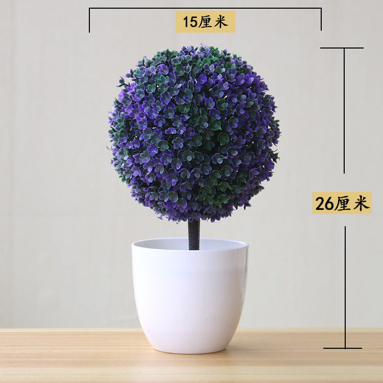 Bonsai Small Tree Simulation Plants Flowers Artificial! 🌳🪴🍃