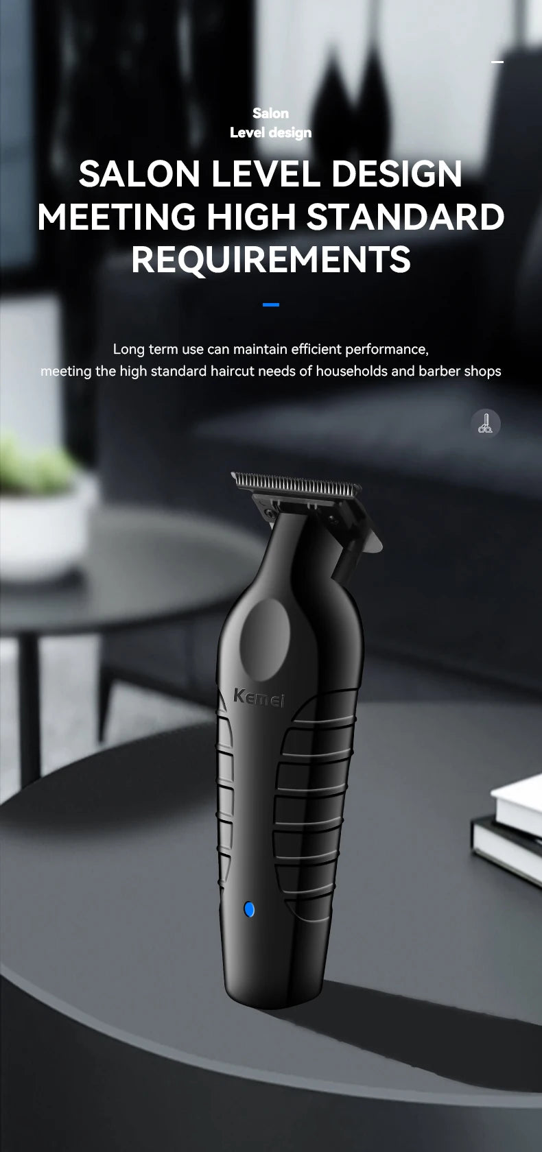 Kemei Men's Cordless Hair Clipper! 💇‍♂️🔌✂️