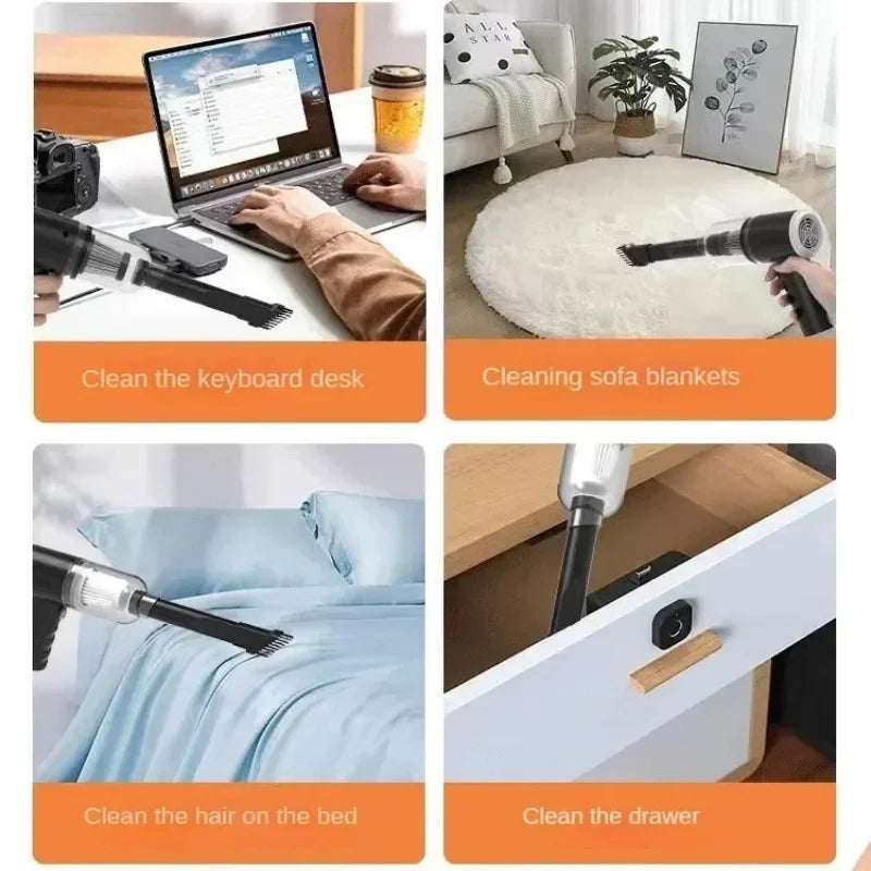 Portable Car Vacuum – Wireless & Compact! 🚗🔋💨✨