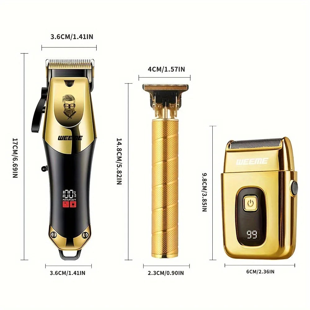 USB Rechargeable Hair Clippers for Men! 💇‍♂️🔌✂️