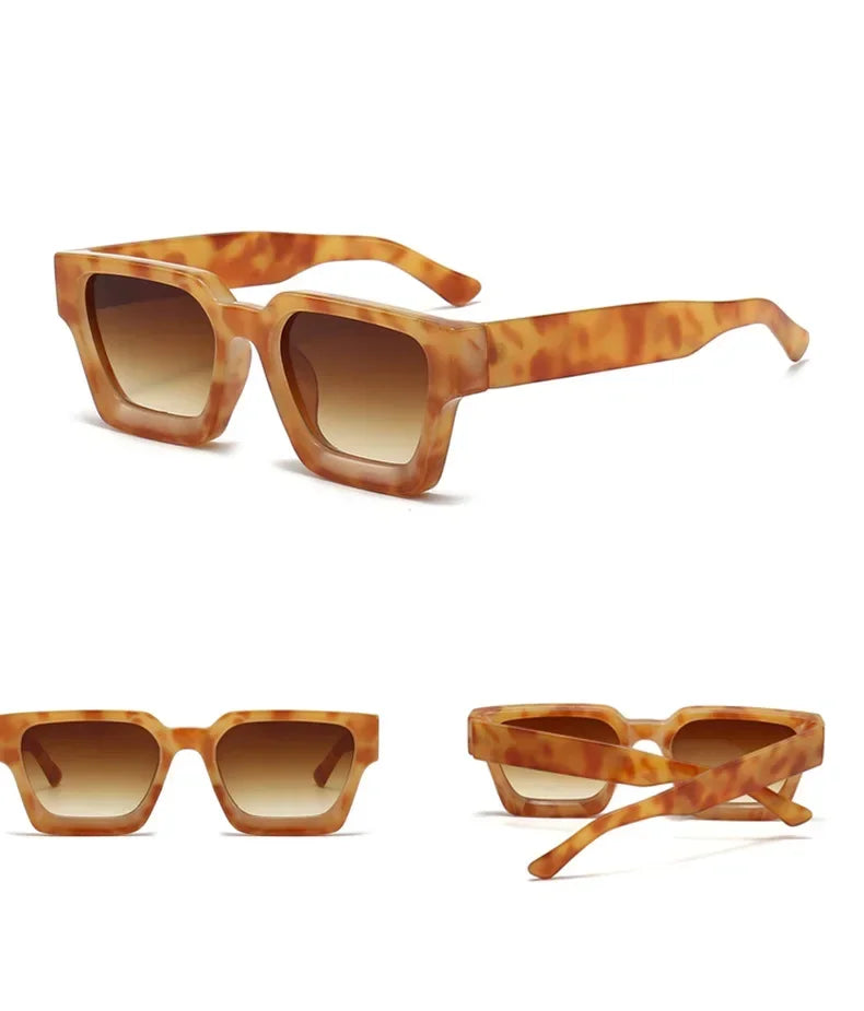 Square Women Luxury Sunglasses! 😎🟥🕶️