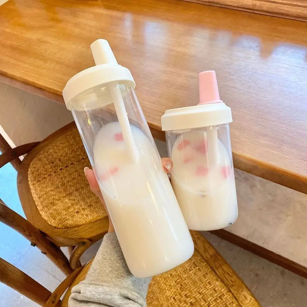 Water Bottles with Straw Cap! 🥤💧🚶‍♀️