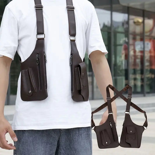 Medieval Leather Harness Travel Bag Style! 🎒👜