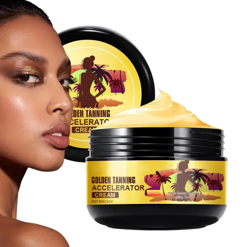 Face and Body Bronzer Tanning Cream: 🧴🌞