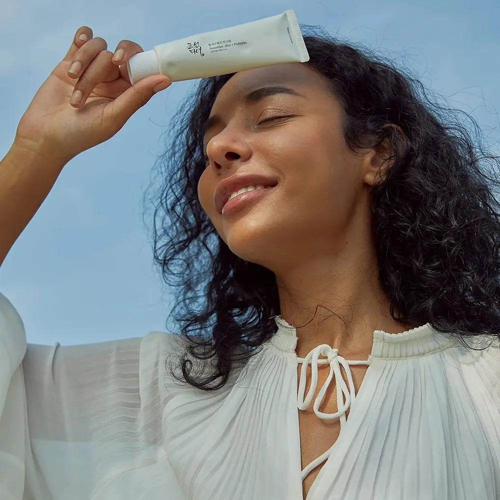 Korean Rice Organic Sunscreen SPF50+! 🧴🌞