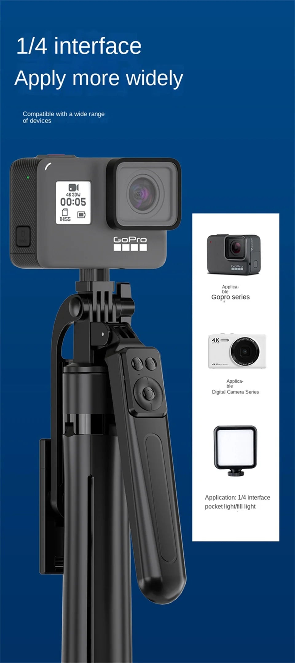 Selfie Stick Tripod for Smartphone: 🤳📱🦯