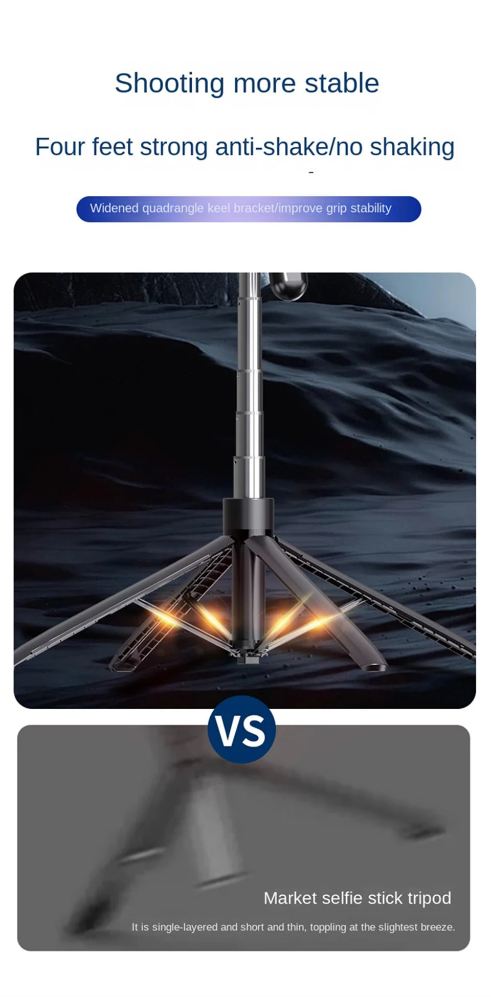Selfie Stick Tripod for Smartphone: 🤳📱🦯