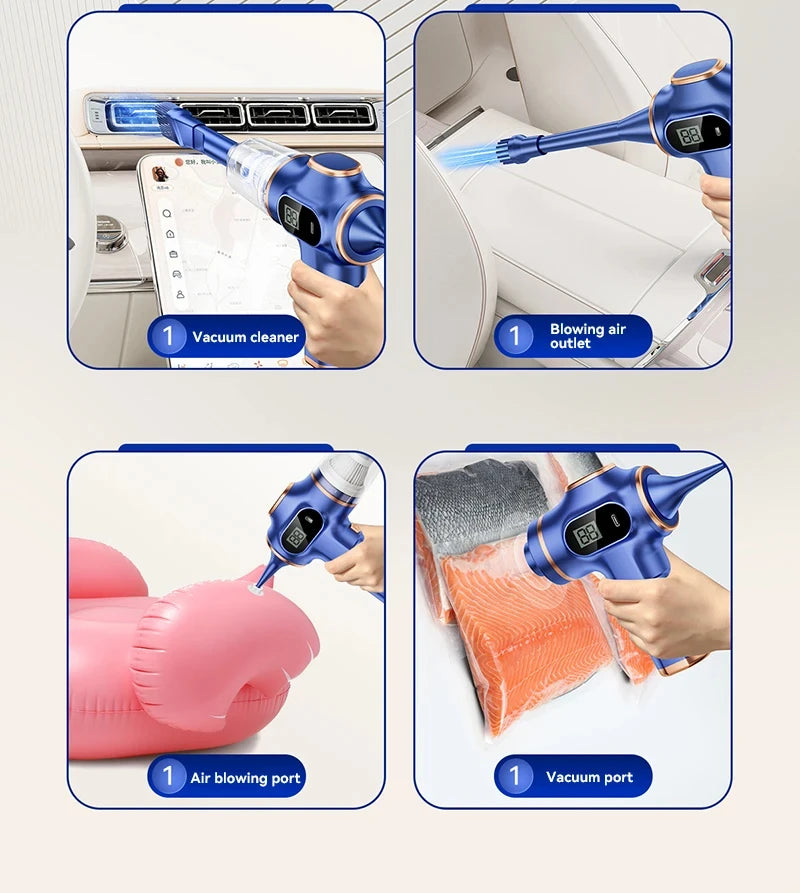 Portable Car Vacuum – Powerful, Wireless & Compact! 🚗🔋💨✨