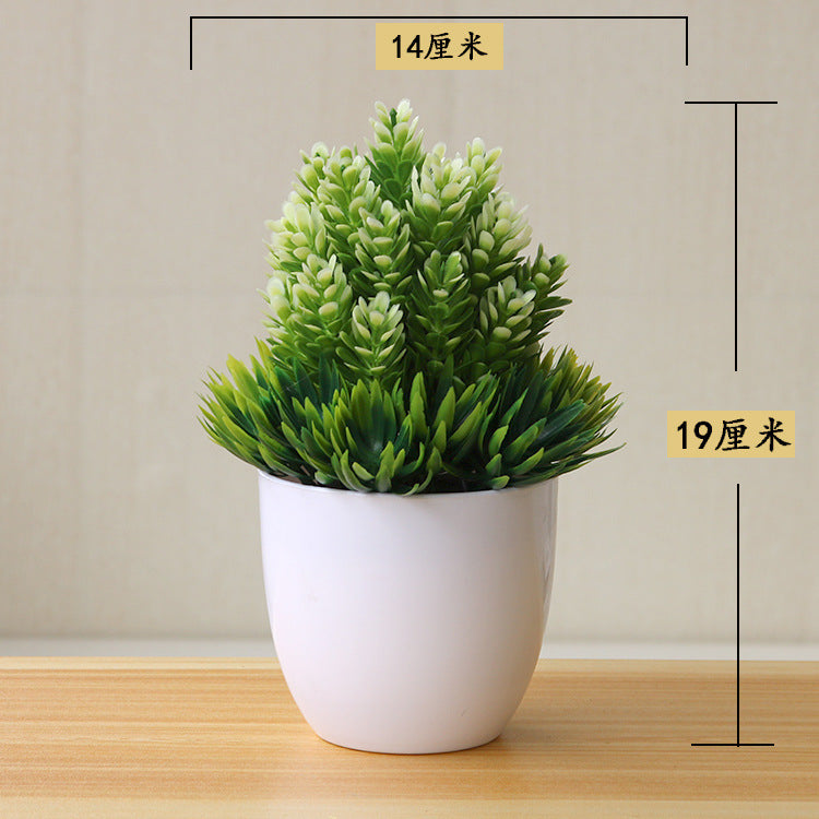 Bonsai Small Tree Simulation Plants Flowers Artificial! 🌳🪴🍃