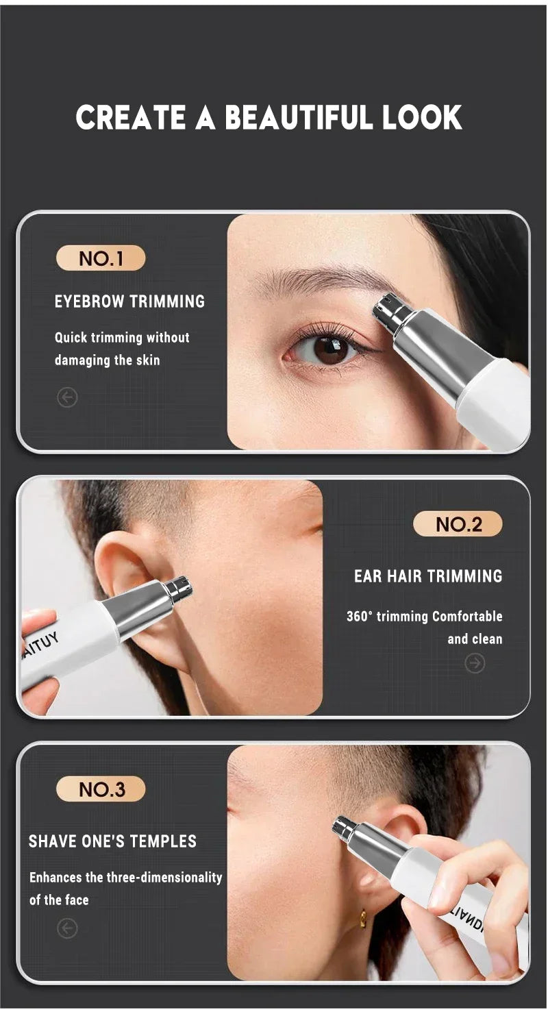Hair Trimmer Clipper for Ear And Nose! 👃✂️🔌