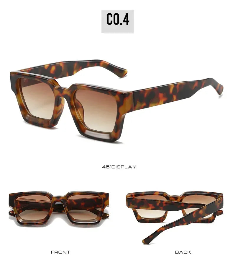 Square Women Luxury Sunglasses! 😎🟥🕶️