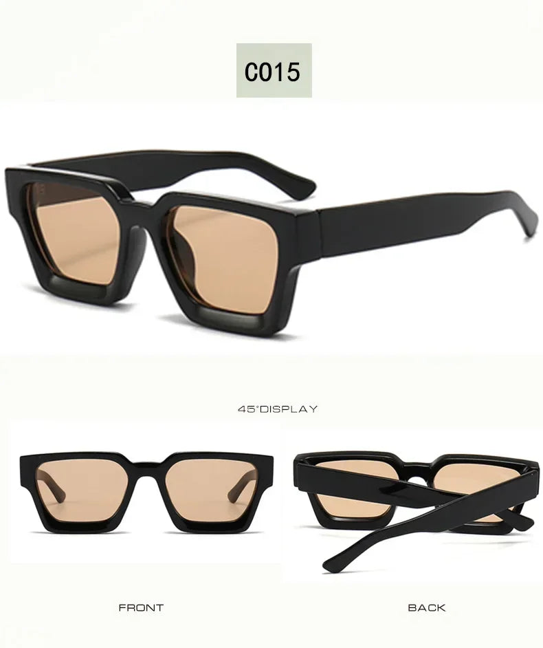 Square Women Luxury Sunglasses! 😎🟥🕶️