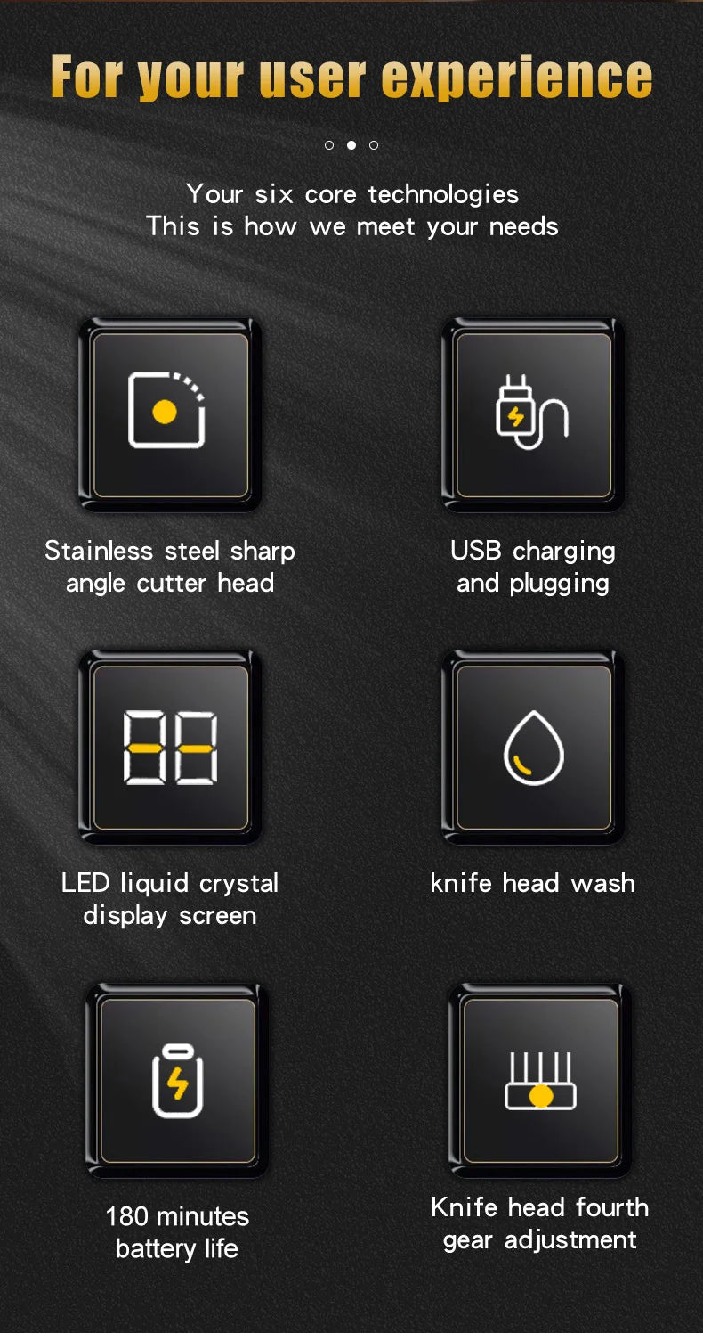 USB Rechargeable Hair Clippers for Men! 💇‍♂️🔌✂️