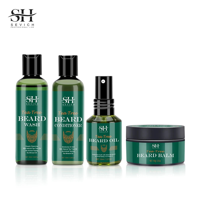 Pure Tea Tree Biotin Beard Oil – Fresh, Strong & Full Beard Care! 🧔‍♂️