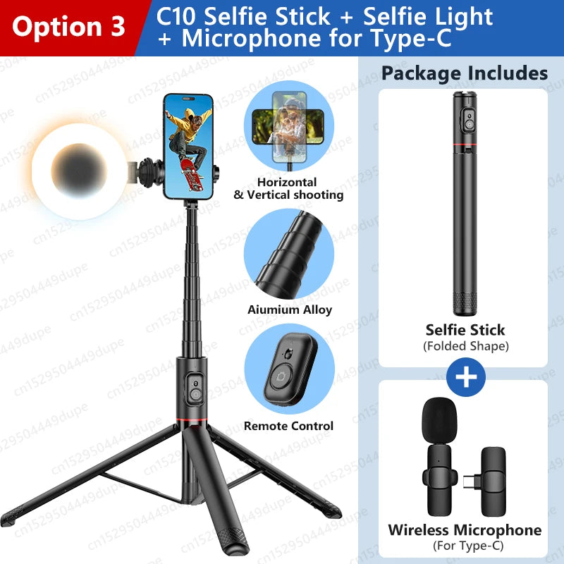 Selfie Stick with Wireless Bluetooth Remote! 🤳📱🦯