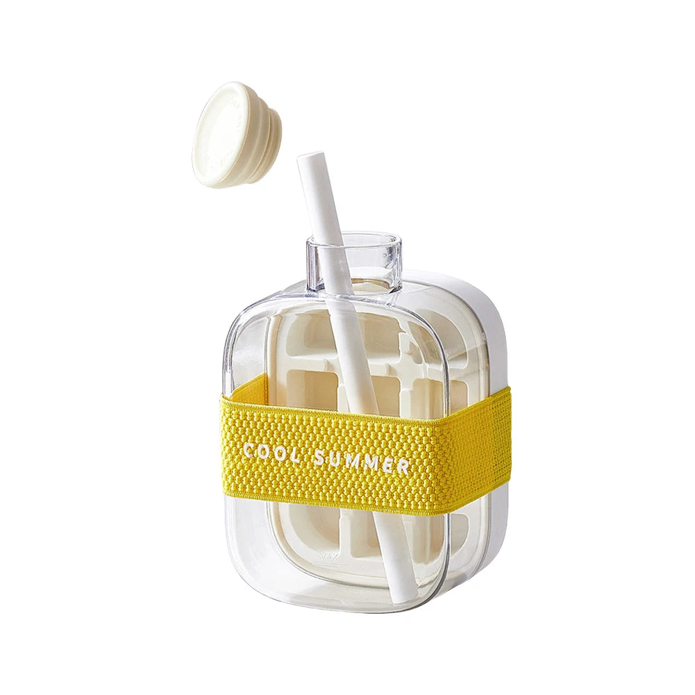 Ice Cube Bottle Cup with Straw! 🥤💧🏃‍♀️
