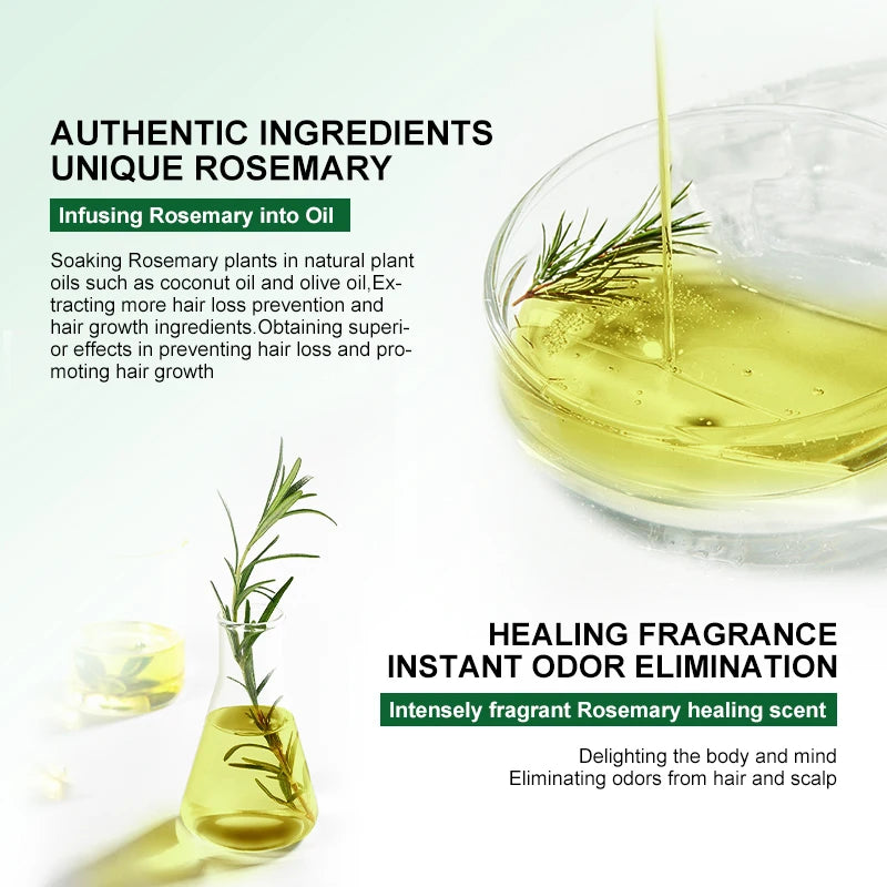 Pure Rosemary Hair Oil – Refresh, Strengthen & Grow Naturally! 🌱
