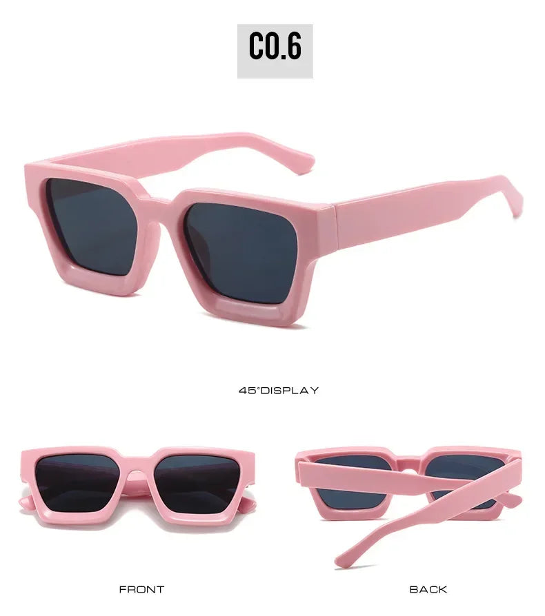Square Women Luxury Sunglasses! 😎🟥🕶️